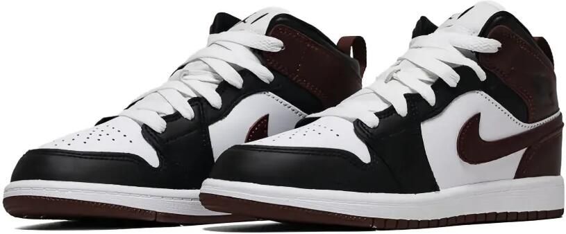 Jordan Kids Jordan 1 Mid SE "White Medium Grey Cool Grey" sneakers Wit - Foto 3