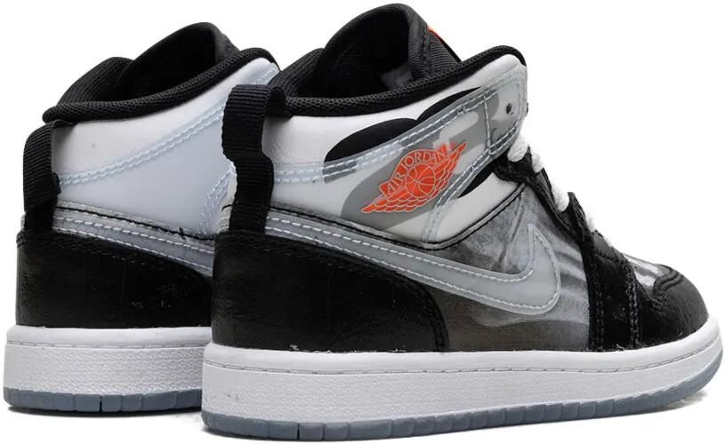 Jordan Kids Jordan 1 Mid SS "X-Ray" sneakers Zwart - Foto 3