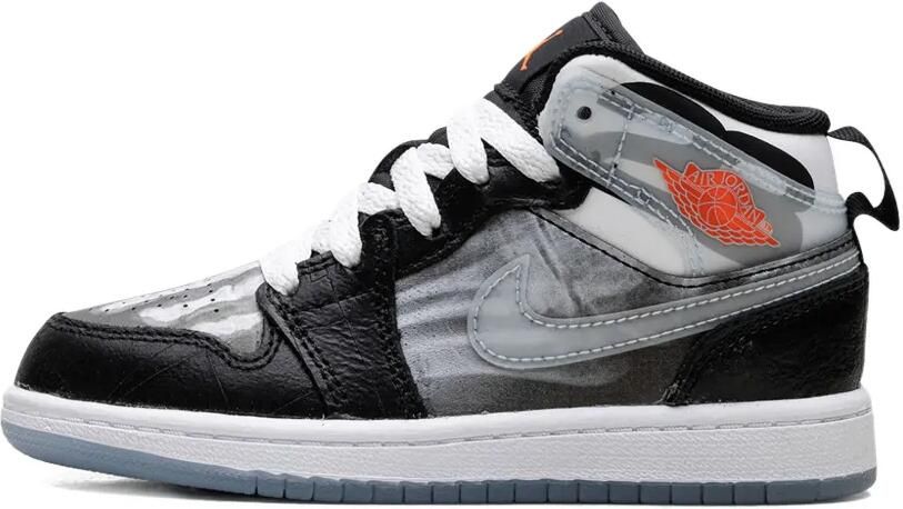 Jordan Kids Jordan 1 Mid SS "X-Ray" sneakers Zwart - Foto 4
