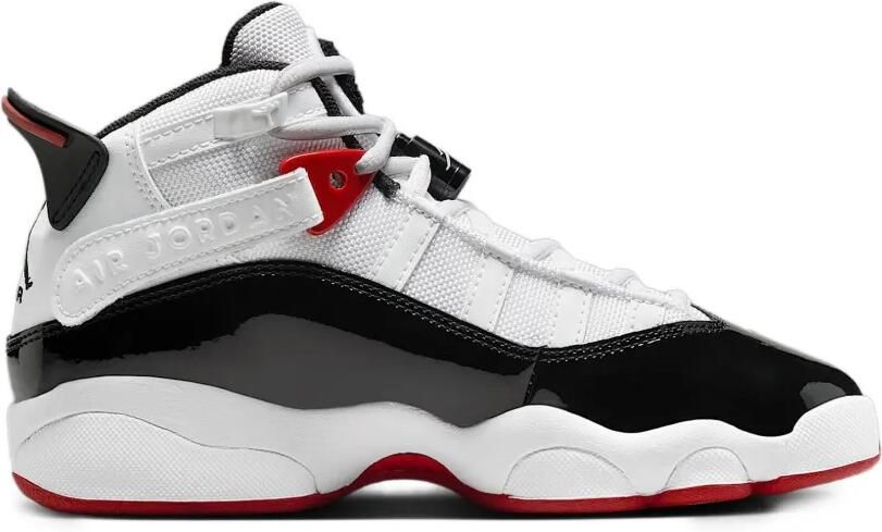 Jordan Kids Jordan 6 Rings "White Varsity Red Black" sneakers Wit