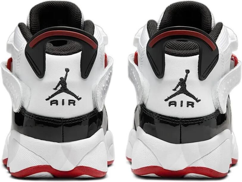 Jordan Kids Jordan 6 Rings "White Varsity Red Black" sneakers Wit - Foto 3
