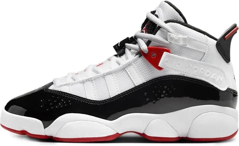 Jordan Kids Jordan 6 Rings "White Varsity Red Black" sneakers Wit - Foto 4