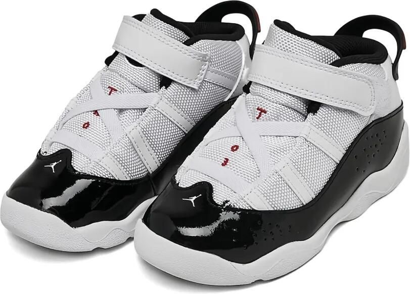 Jordan Kids Jordan 6 Rings "White Varsity Red Black" sneakers Wit