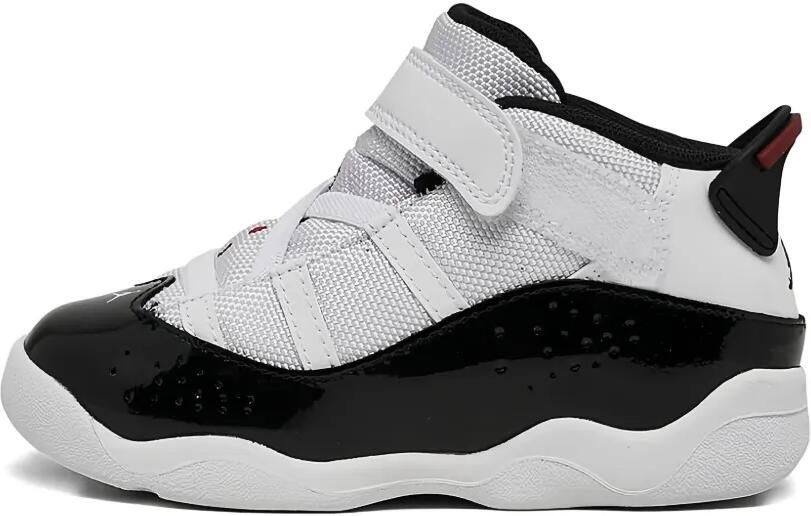 Jordan Kids Jordan 6 Rings "White Varsity Red Black" sneakers Wit - Foto 4
