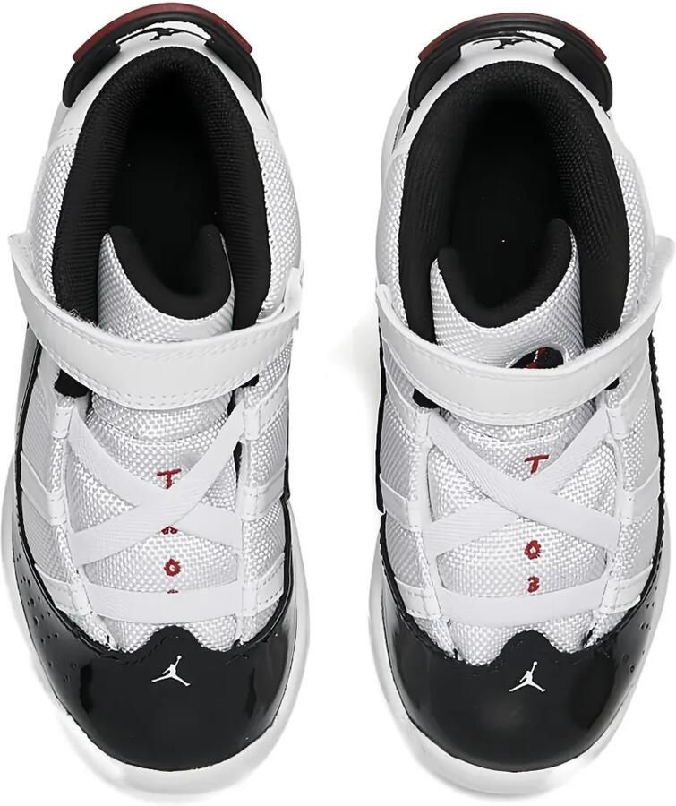 Jordan Kids Jordan 6 Rings "White Varsity Red Black" sneakers Wit - Foto 2