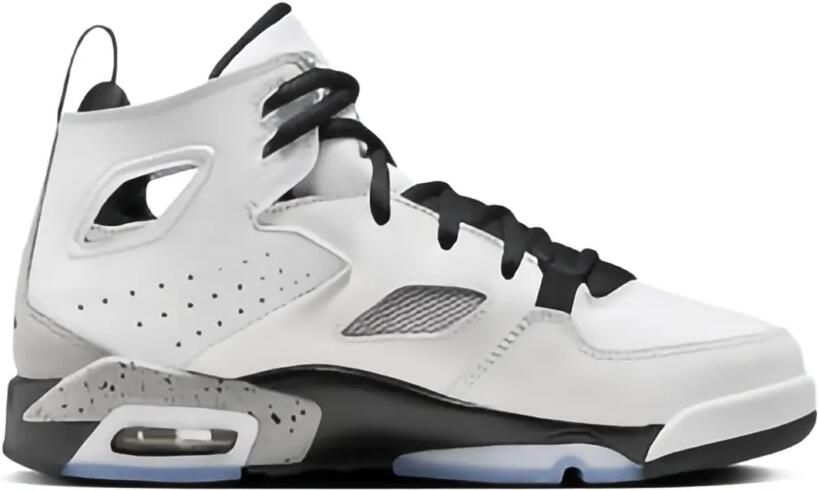 Jordan Kids Jordan Flight Club 91 "White Metallic Silver" sneakers Wit