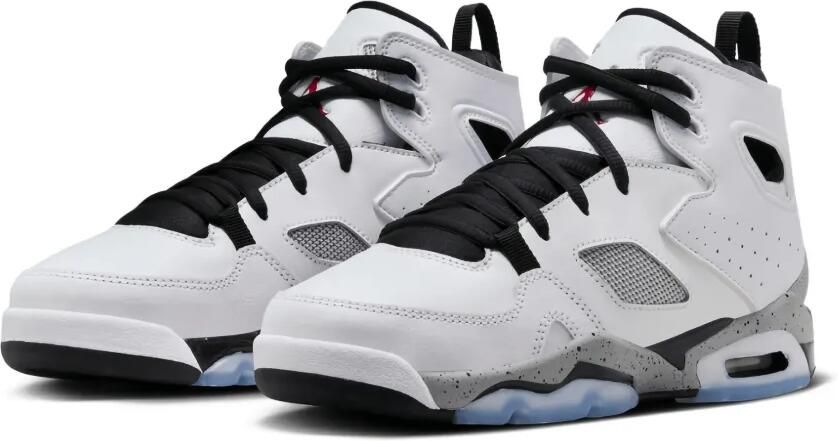 Jordan Kids Jordan Flight Club 91 "White Metallic Silver" sneakers Wit - Foto 3