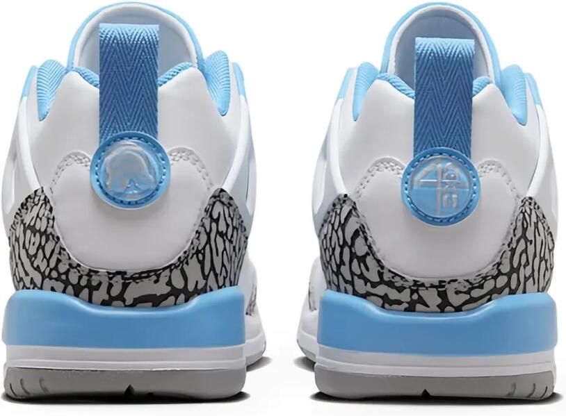 Jordan Kids Jordan Spizike Low "UNC" sneakers Wit - Foto 3