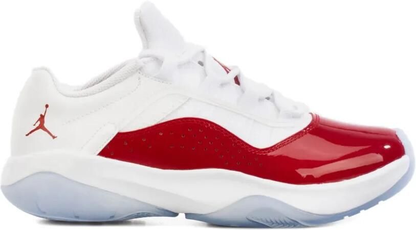Jordan Kids Lakleren low-top sneakers Wit