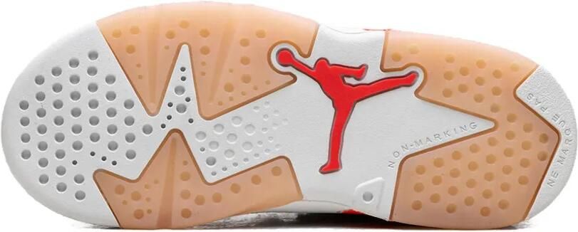 Jordan Kids Retro 6 sneakers met logodetail Wit - Foto 5