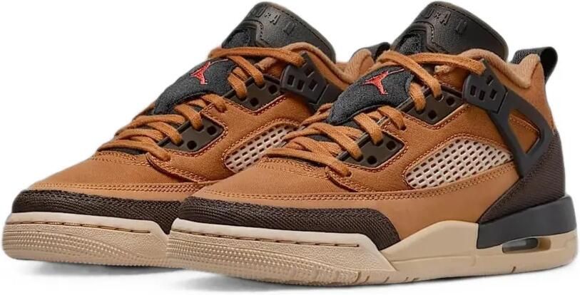 Jordan Kids Spizike Low "Flax Black Sanddrift Baroque Brown" sneakers Bruin