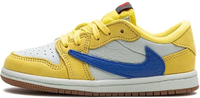 Jordan Kids x Travis Scott Air Jordan 1 Retro Low OG SP "Canary" sneakers Geel - Foto 4