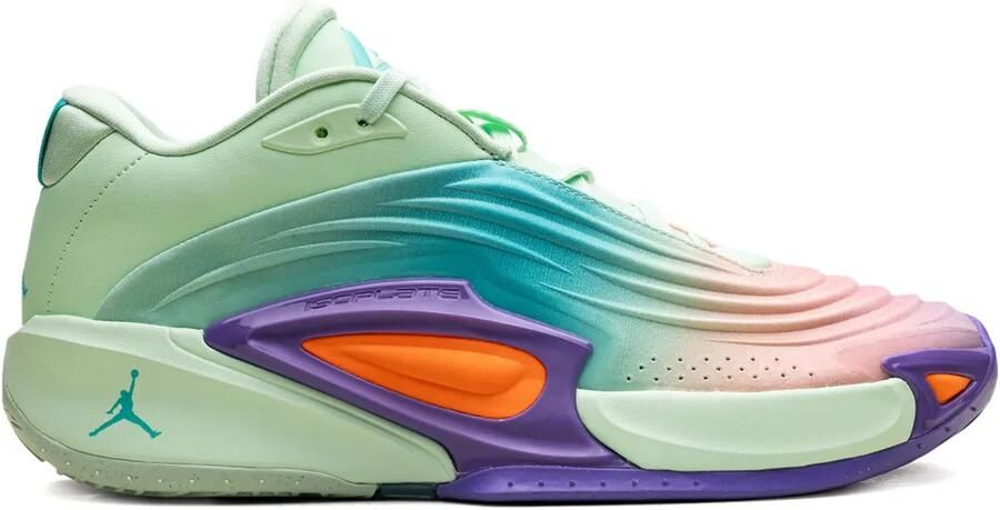 Jordan Luka 3 "Vapor Green Cone Psychic Purple Hyper Jade" sneakers Groen
