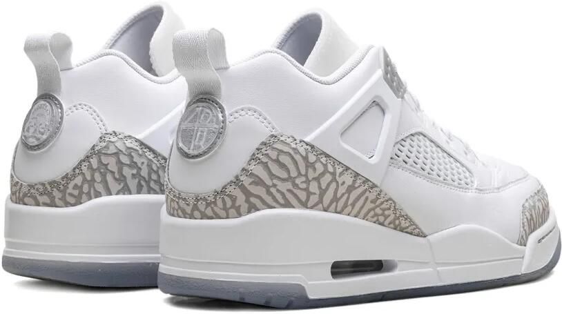 Jordan Spizike Low "White Metallic Silver Barely Blue Neutral Grey" sneakers Wit - Foto 3
