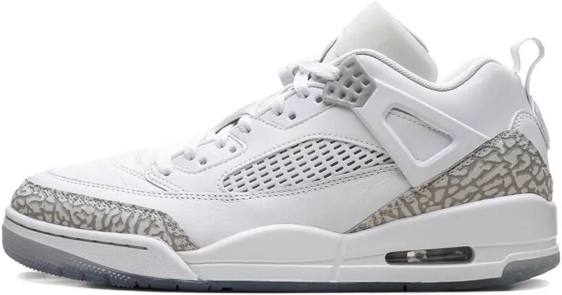 Jordan Spizike Low "White Metallic Silver Barely Blue Neutral Grey" sneakers Wit - Foto 4