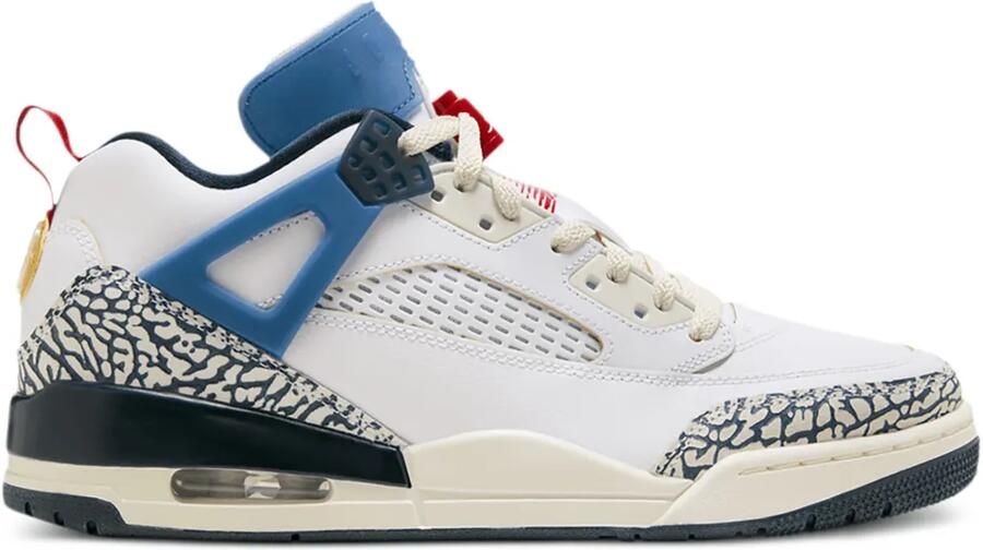 Jordan Spizike "White Armory Navy Aegean Storm Gym Red" sneakers Wit