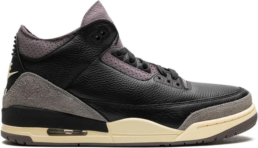 Jordan x A Ma Maniere Air 3 "Black" sneakers Zwart