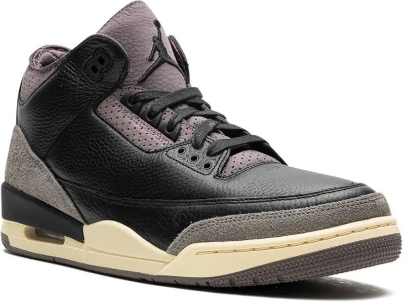 Jordan x A Ma Maniere Air 3 "Black" sneakers Zwart - Foto 2