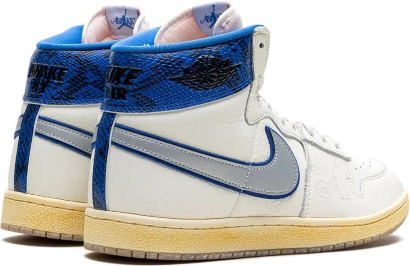 Jordan x Awake NY Air Ship "Game Royal" sneakers Wit - Foto 3
