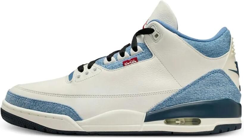 Jordan x Levi's Air 3 high-top sneakers Wit