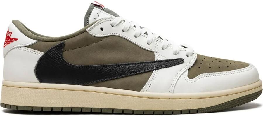 Jordan x Travis Scott Air 1 Low OG "Medium Olive" sneakers Beige