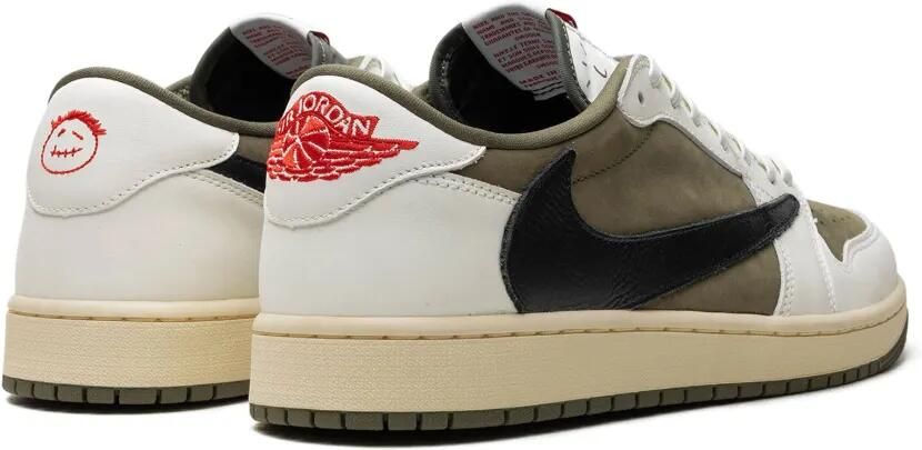 Jordan x Travis Scott Air 1 Low OG "Medium Olive" sneakers Beige - Foto 3