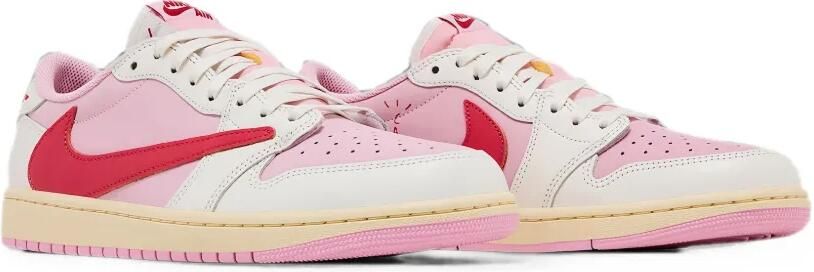 Jordan x Travis Scott Air 1 Low OG sneakers Roze - Foto 5