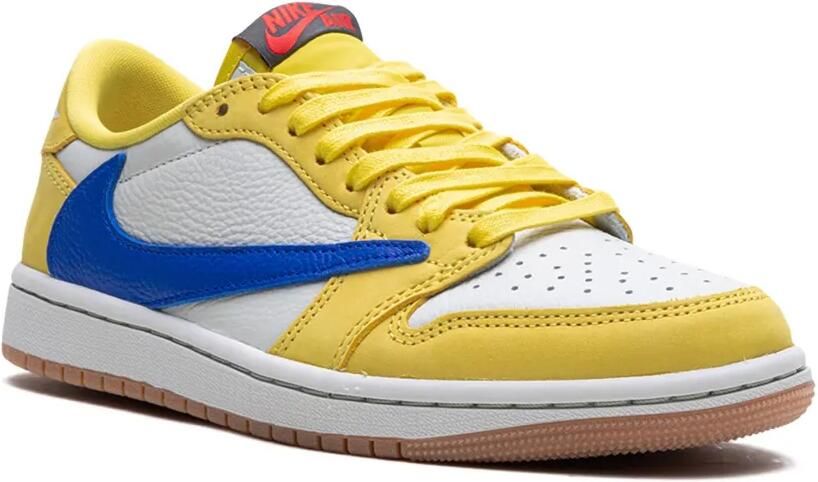 Jordan x Travis Scott Air 1 Retro Low "Canary" sneakers Beige - Foto 2