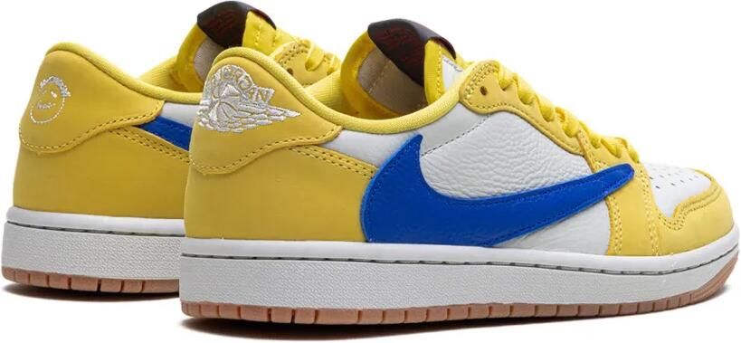 Jordan x Travis Scott Air 1 Retro Low "Canary" sneakers Beige - Foto 3