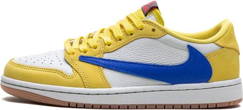 Jordan x Travis Scott Air 1 Retro Low "Canary" sneakers Beige - Foto 4