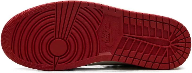 Jordan x Union LA Air 1 Retro High OG "Chicago Varsity Red Black Sail Shadow Grey Muslin" sneakers Wit - Foto 5