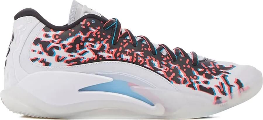 Jordan Zion 3 "3D Football Grey Black Flash Crimson Chlorine Blue" sneakers Wit