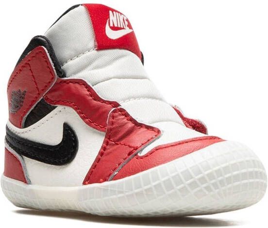 Jordan Kids Air Jordan 1 Crib enkellaarzen Wit