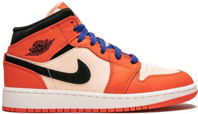 Jordan Kids Air Jordan 1 halfhoge SE (GS) sneakers Oranje