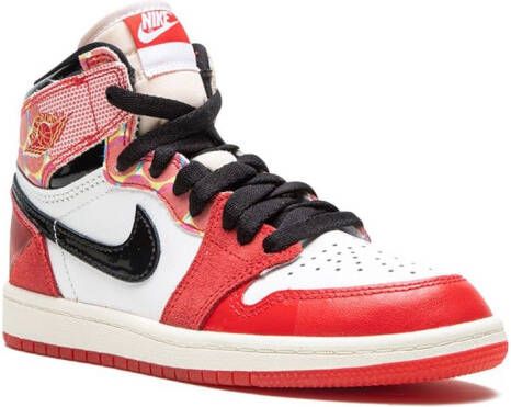 Jordan Kids x Spider- Across the Spider-Verse Air Jordan 1 sneakers Rood