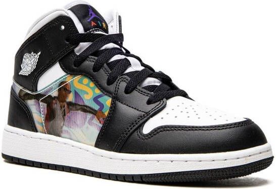 Jordan Kids Air Jordan 1 high-top sneakers Zwart