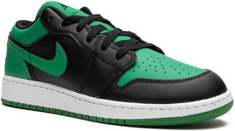 Jordan Kids "Air Jordan 1 Low Lucky Green sneakers" Zwart