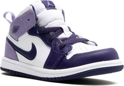 Jordan Kids "Air Jordan 1 Low Sky J Purple sneakers" Wit