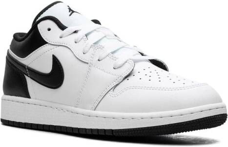 Jordan Kids Air Jordan 1 Low "White Black" sneakers Wit