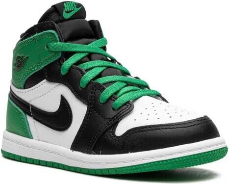 Jordan Kids "Air Jordan 1 Lucky Green sneakers" Groen