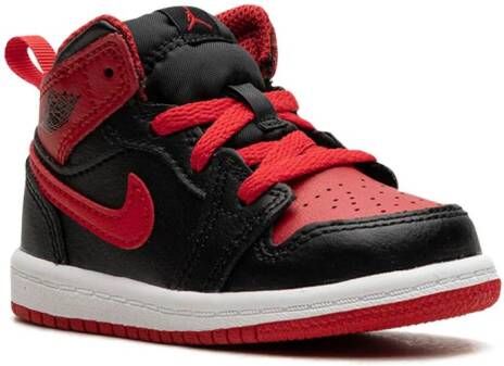 Jordan Kids "Air Jordan 1 Mid Alternative Bred sneakers" Rood