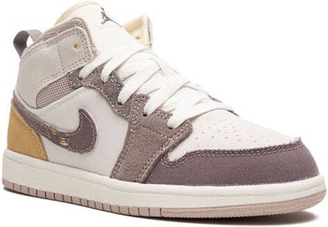 Jordan Kids Air Jordan 1 Mid Craft SE sneakers Wit