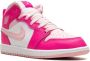 Jordan Kids "Air Jordan 1 Mid Fierce Pink sneakers" Roze - Thumbnail 1