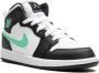 Jordan Kids Air Jordan 1 Mid "Green Glow" sneakers Zwart - Thumbnail 1