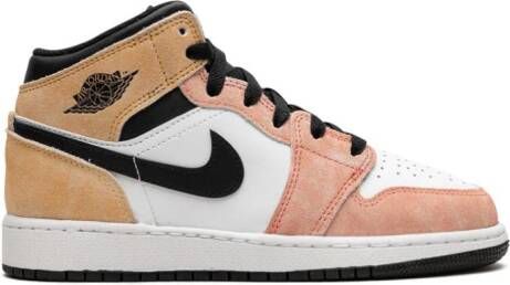 Jordan Kids "Air Jordan 1 Mid GS Flight Club sneakers" Oranje