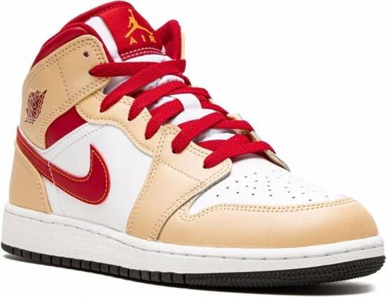 Jordan Kids Air Jordan 1 Mid GS sneakers Wit