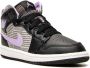 Jordan Kids "Air Jordan 1 Mid Houndstooth sneakers" Zwart - Thumbnail 1