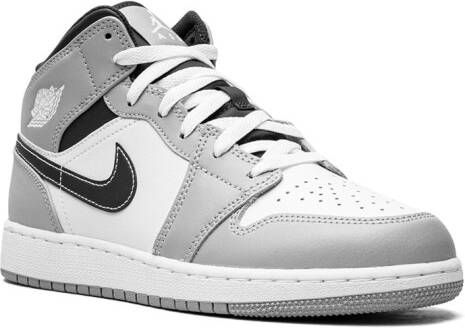 Jordan Kids "Air Jordan 1 Light Smoke Grey sneakers" Wit