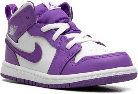 Jordan Kids Air Jordan 1 Mid "Purple Venom" sneakers Paars