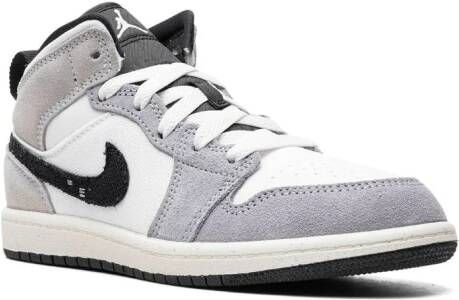 Jordan Kids "Air Jordan 1 Mid SE Craft Ce t Grey sneakers" Grijs